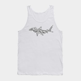 Abstract hammerhead shark Tank Top